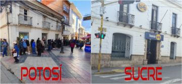 Hinchada de Nacional Potosí ya hace filas en el inicio de la venta de entradas para el partido contra Boca Juniors