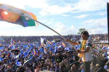 Evo Morales celebra el aniversario del MAS y reitera que será candidato presidencial en 2025