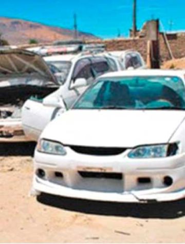 Incautan vehículos chutos valorados en $us 81.909