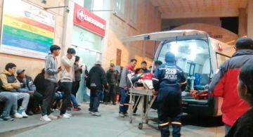 Los heridos fueron llevados a centros de salud de Sucre.
