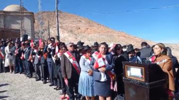 La alcaldesa llama a preservar el Cerro Rico de Potosí