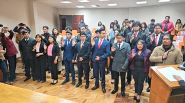 UATF posesionó a 18 integrantes del Parlamento Andino Universitario