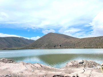 La laguna San Sebastián tiene fisuras y deberá ser prontamente reparada