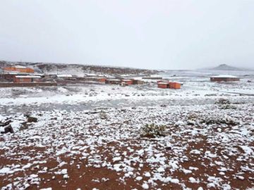 En la última semana, solo hubo nieve en el sudoeste, sin lluvias en el resto de Potosí