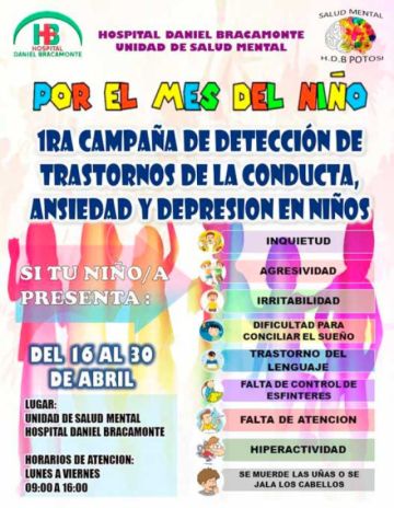 Realizan detección de trastornos de conducta