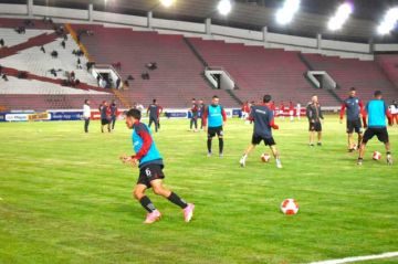 La banda roja trabaja al cien por ciento de cara al duelo con Fortaleza