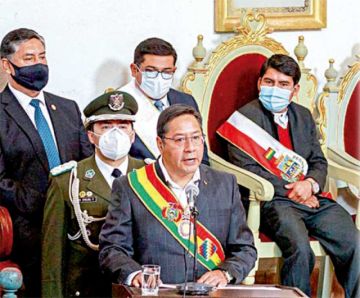 Agenda de Mayo: Condori acompañará a Luis Arce 