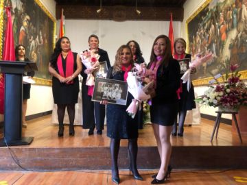 La posesión fue en la Casa Nacional de Moneda de Potosí.