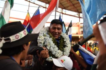 Grover García es el nuevo presidente del MAS, en lugar de Evo Morales