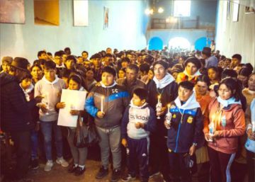 Asistieron a los bautizos y las misas de salud.