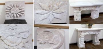 Artista elige la piedra como  especialidad en la facultad