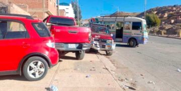 Conductora de una vagoneta desata un choque en cadena