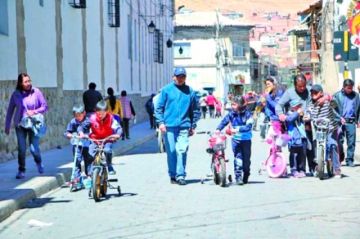 Potosí vive hoy el Día del Peatón y Ciclista con actividades y multas