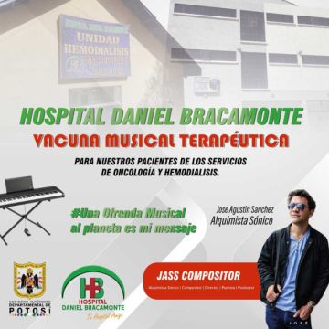 Músico internacional visita al Bracamonte