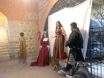 Artistas presentes en la noche del museo en la Casa Nacional de Moneda.