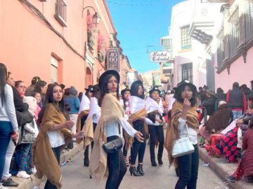 Las fraternidades folclóricas fueron las que participaron el segundo día.