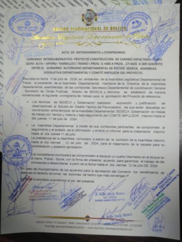 Anuncian que se declara cuarto intermedio en el bloqueo en Betanzos 