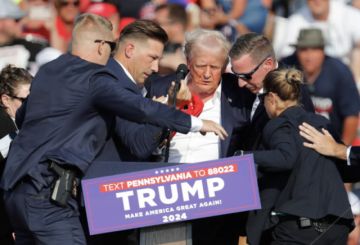Logran evacuar a Donald Trump de mitín en Pensilvania después de un tiroteo