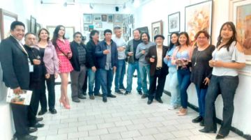 Los artistas expusieron su arte fuera del territorio potosino.