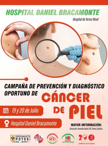 Realizan campaña de prevención de cáncer de piel