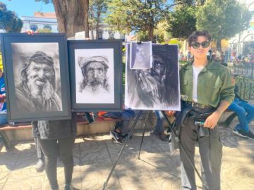 Artista estudiantil va a La Paz a encuentro de talentosos