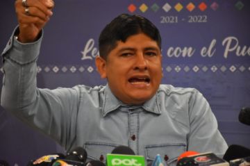 Diputado Cuéllar a Evo: Si no quiere salir en cajón, suspenda su proclamación en El Alto