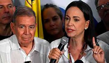 Venezuela: Fiscalía persigue  a Machado y González Urrutia