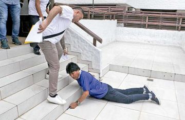 Morales: “Fue una caída fuerte, pero estoy bien”