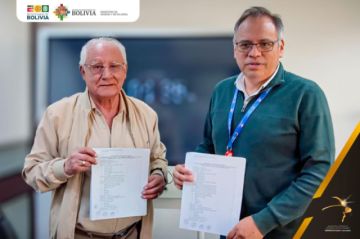 El jueves 25 de julio, la ESM suscribió el contrato de compra venta de gas natural con YPFB como garantía y requisito previo. 
