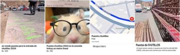 Publicaciones en redes sociales que ofrecen puestos para ver la festividad.