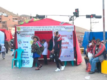 Personal sanitario está listo para atender a los fraternos en Ch'utillos