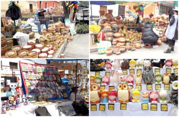 Alfarería y otras artesanías pueden ser encontradas en la zona de San Juan.