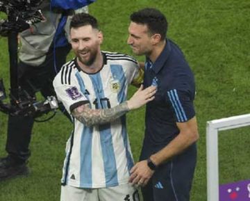 Scaloni dialogará con Lionel Messi