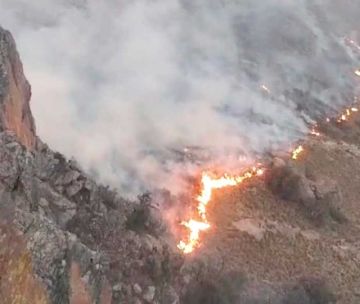 Potosí enfrentó dos incendios forestales en el extremo norte del Departamento