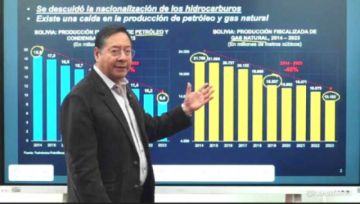 Arce atribuye la falta de dólares a la subvención de carburantes