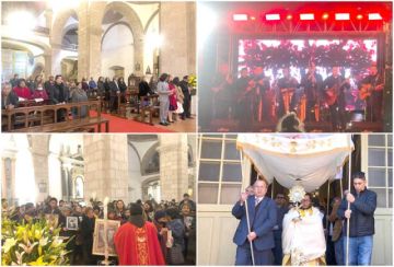 La población potosina participó de las actividades de la fiesta del Señor.