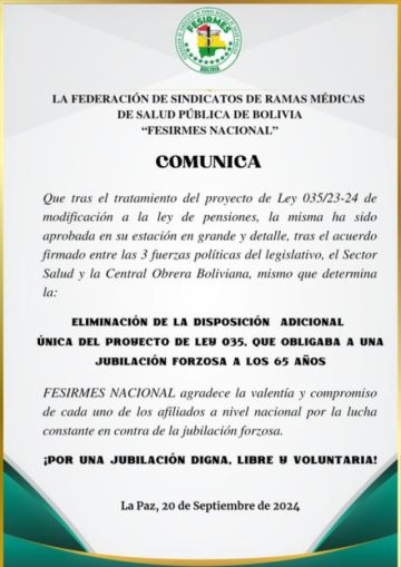 Pronunciamientos del sector tras la aprobación