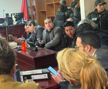 Antes del inicio del juicio.