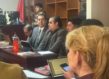 Antes del inicio del juicio.