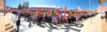 Muestran civismo a la Bandera de Potosí como símbolo de unidad y valor
