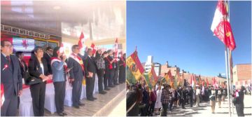 Muestran civismo a la Bandera de Potosí como símbolo de unidad y valor