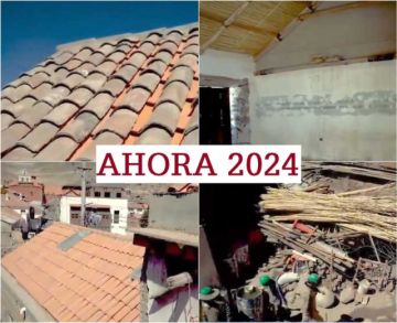 Casa de Armando Alba ya tiene cubierta y se trabaja en su interior
