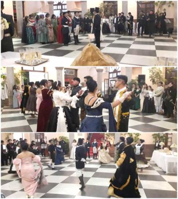 Recrean el Baile de las Cajas Reales en honor a Bolívar
