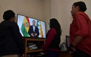 “No puede haber ningún diálogo sin levantar los bloqueos”: Luis Arce en mensaje al país