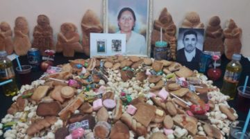 Mesa de Todos Santis en el sudoestew de Potosí.