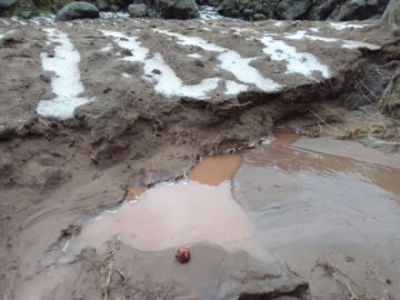 Lluvias y granizo anegaron cultivos en el norte de Potosí