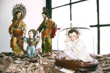 Niño Jesús de la Jesús de la Paciencia, es patrimonio de familia Gutiérrez Cortés y data de la época anterior al siglo XIX.