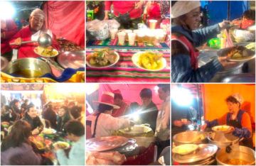 La picana fue degustada por las familias y amigos que acudieron a la cita gastronómica.