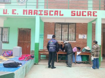 Defensoría del Pueblo de Bolivia verificó recintos y mesas en las elecciones judiciales 2024