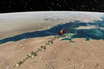Santa Claus reparte ya millones de regalos por el mundo, según el reporte del Ejército de EE.UU.